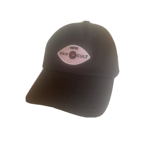 My Favorite Murder Hat Cap MFM Fan Cult Eye Logo Black Baseball Podcast - Picture 1 of 6